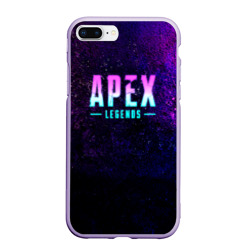 Чехол для iPhone 7Plus/8 Plus матовый Apex Legends. Neon logo