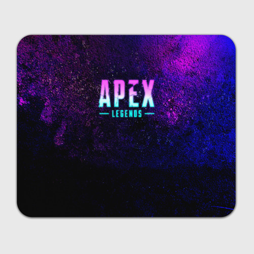 Прямоугольный коврик для мышки Apex Legends. Neon logo