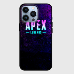 Чехол для iPhone 13 Pro Apex Legends. Neon logo
