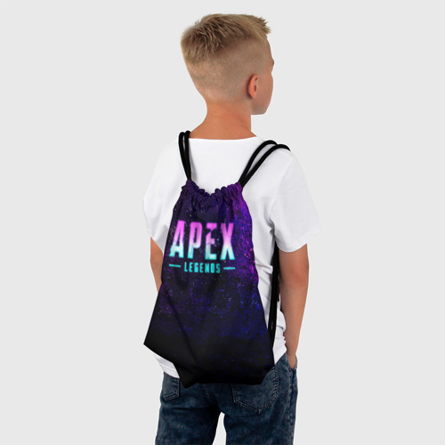 Рюкзак-мешок 3D Apex Legends. Neon logo - фото 4
