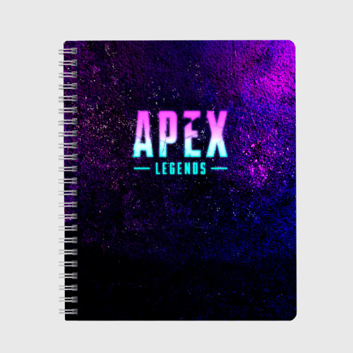 Тетрадь Apex Legends. Neon logo, цвет крупная клетка