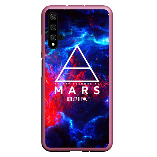 Чехол для Honor 20 30 Seconds to mars, цвет малиновый