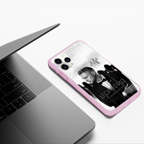 Чехол для iPhone 11 Pro Max матовый  Егор Крид, цвет розовый - фото 5