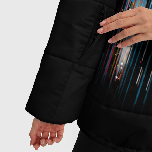 Женская зимняя куртка 3D с принтом ДОКТОР КТО | DOCTOR WHO, фото #4