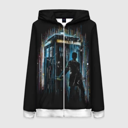 Женская толстовка 3D на молнии Доктор Кто Doctor Who