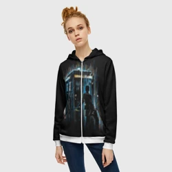 Женская толстовка 3D на молнии Доктор Кто Doctor Who - фото 2