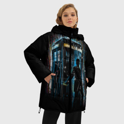Женская зимняя куртка Oversize Доктор Кто Doctor Who - фото 2