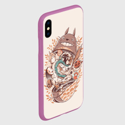 Чехол для iPhone XS Max матовый My Neighbor Totoro кашамала - фото 2