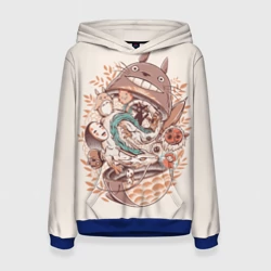 Женская толстовка 3D My Neighbor Totoro кашамала