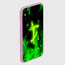 Чехол для iPhone XS Max матовый Doom eternal Дум огонь - фото 2