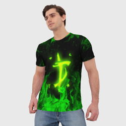 Мужская футболка 3D Doom eternal Дум огонь - фото 2