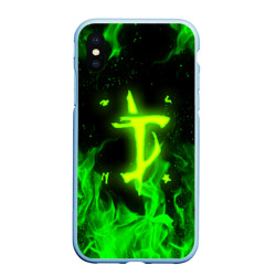 Чехол для iPhone XS Max матовый Doom eternal Дум огонь