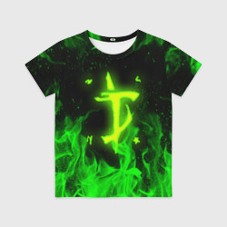 Детская футболка 3D Doom eternal Дум огонь