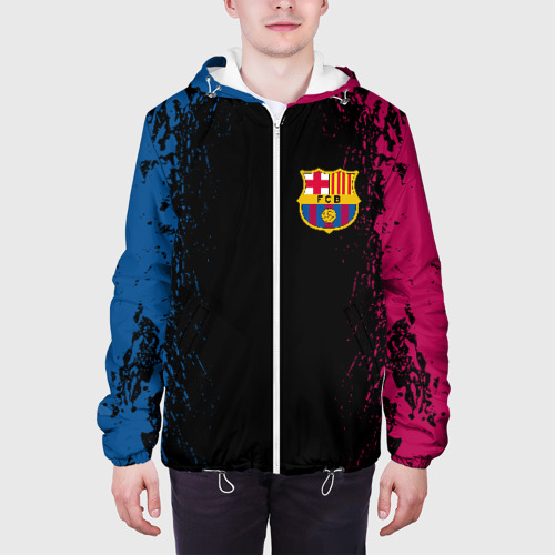 Мужская куртка 3D FC Barcelona Barca ФК Барселона, цвет 3D печать - фото 4