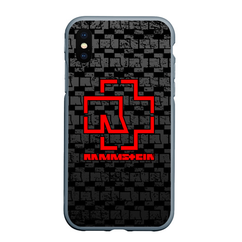 Чехол для iPhone XS Max матовый RAMMSTEIN Фото 01 Чехол для iPhone XS Max матовый RAMMSTEIN Фото 01
