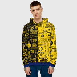 Мужская толстовка 3D Twenty One pilots паттерн - фото 2