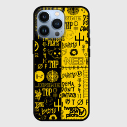 Чехол для iPhone 13 Pro Twenty One pilots паттерн