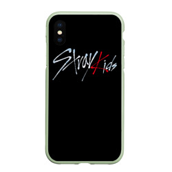 Чехол для iPhone XS Max матовый Stray Kids