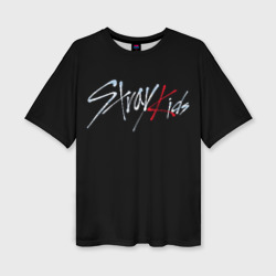 Женская футболка oversize 3D Stray Kids