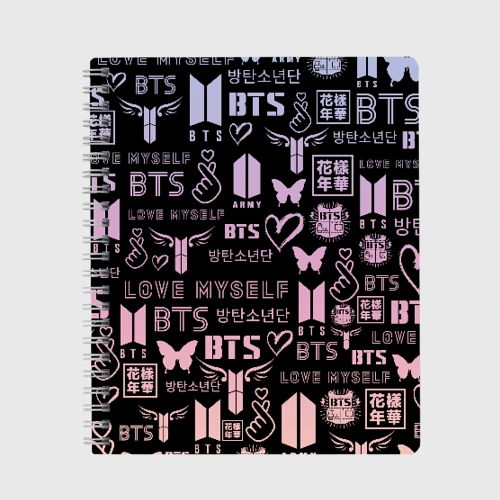 Тетрадь BTS logobombing