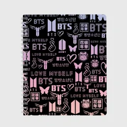Тетрадь BTS logobombing