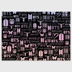 Поздравительная открытка BTS logobombing