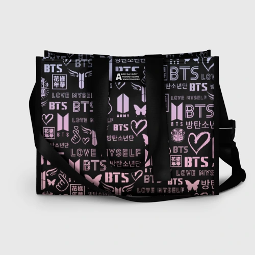 Сумка-шоппер 3D BTS logobombing