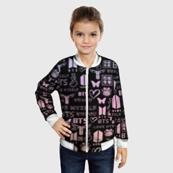 Детский бомбер 3D BTS logobombing - фото 2