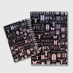 Блокнот BTS logobombing - фото 2
