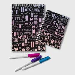 Блокнот BTS logobombing