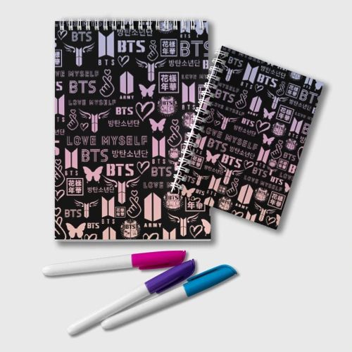 Блокнот BTS logobombing
