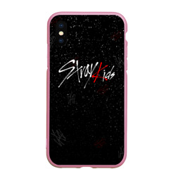 Чехол для iPhone XS Max матовый Stray kids