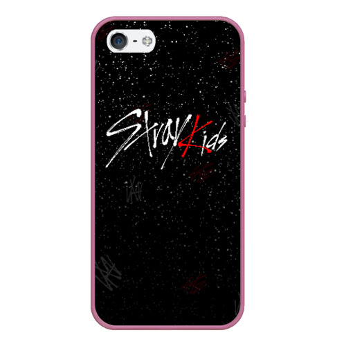 Чехол для iPhone 5/5S матовый Stray kids