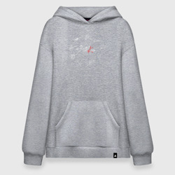 Худи SuperOversize хлопок Stray kids автографы