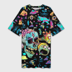Платье-футболка Monsters Rick and Morty