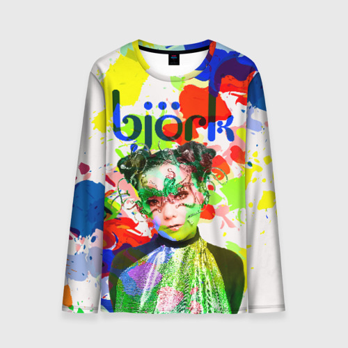 Мужской лонгслив 3D Bjork, цвет 3D печать