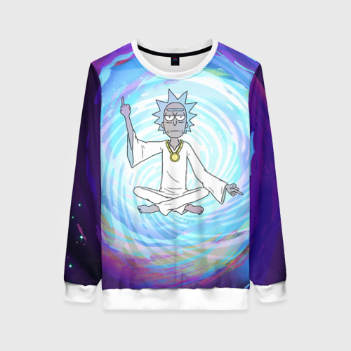 Женский свитшот 3D Rick in nirvana Фото 01 Женский свитшот 3D Rick in nirvana Фото 01