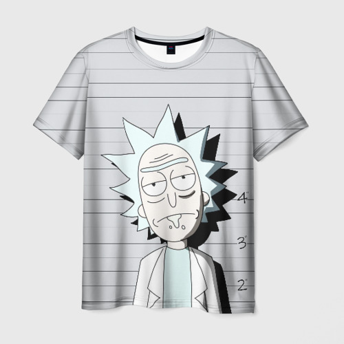 Мужская футболка 3D Rick is in prison Фото 01 Мужская футболка 3D Rick is in prison Фото 01