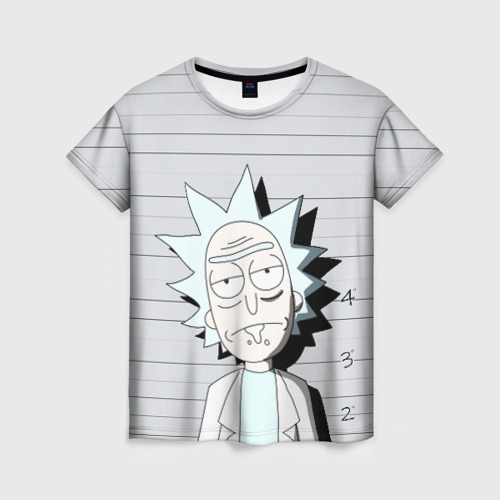 Женская футболка 3D Rick is in prison Фото 01 Женская футболка 3D Rick is in prison Фото 01