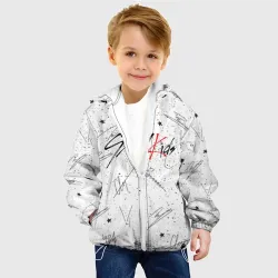 Детская куртка 3D Stray kids автографы - фото 2
