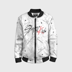 Детский бомбер 3D Stray kids автографы