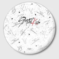 Значок Stray kids автографы