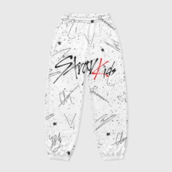 Женские джоггеры оверсайз 3D Stray kids автографы