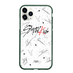 Чехол для iPhone 11 Pro матовый Stray kids автографы