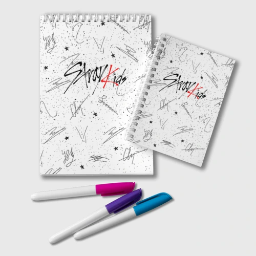 Блокнот Stray kids автографы