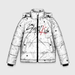 Зимняя куртка для мальчиков 3D Stray kids автографы
