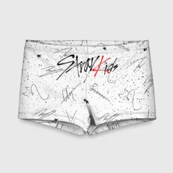 Детские купальные плавки 3D Stray kids автографы