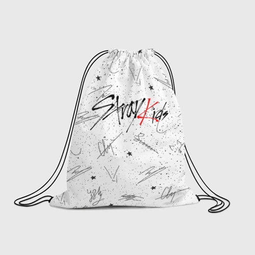 Рюкзак-мешок 3D Stray kids автографы