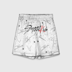 Детские спортивные шорты 3D Stray kids автографы