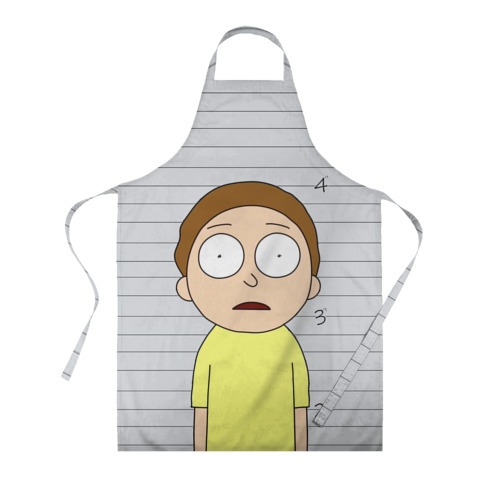 Фартук 3D Morty is in prison Фото 01 Фартук 3D Morty is in prison Фото 01